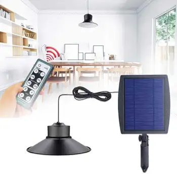 

Shed Light Solar Powered Two Modes With Timer Barn Chicken Coop ABS Led Remote Control Indoor Waterproof Garden Hanging