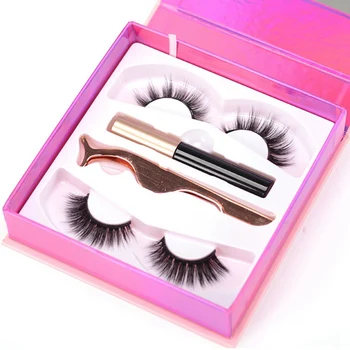 

Recommend 5D Magnetic Eyelash Set Magnetic Eyeliner Tweezer Long-lasting Magnet Fake Eyelashes Magnetic