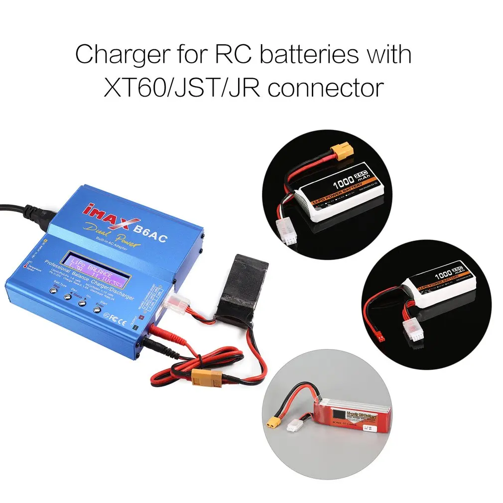 IMAX B6AC 80W 6A Lipo NiMh Li-Ion Ni-Cd AC/DC RC зарядное устройство 10W Dis зарядное устройство для rc-вертолет на радиоуправлении беспилотный самолёт батарея
