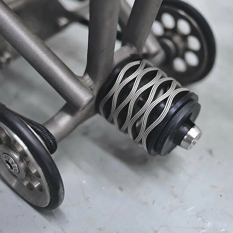 Велосипед волна Весна подвеска Шок для Brompton велосипед