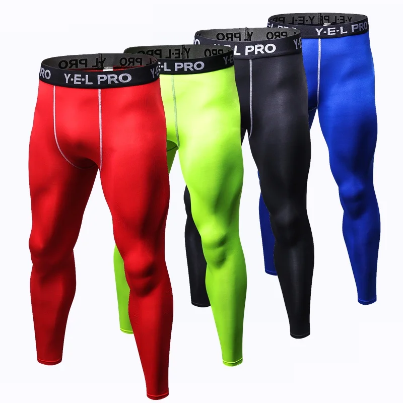 

Men's Compression Leggings Sports Running Training Yoga Pants Gym Jogging Pants Quick-Drying Pants