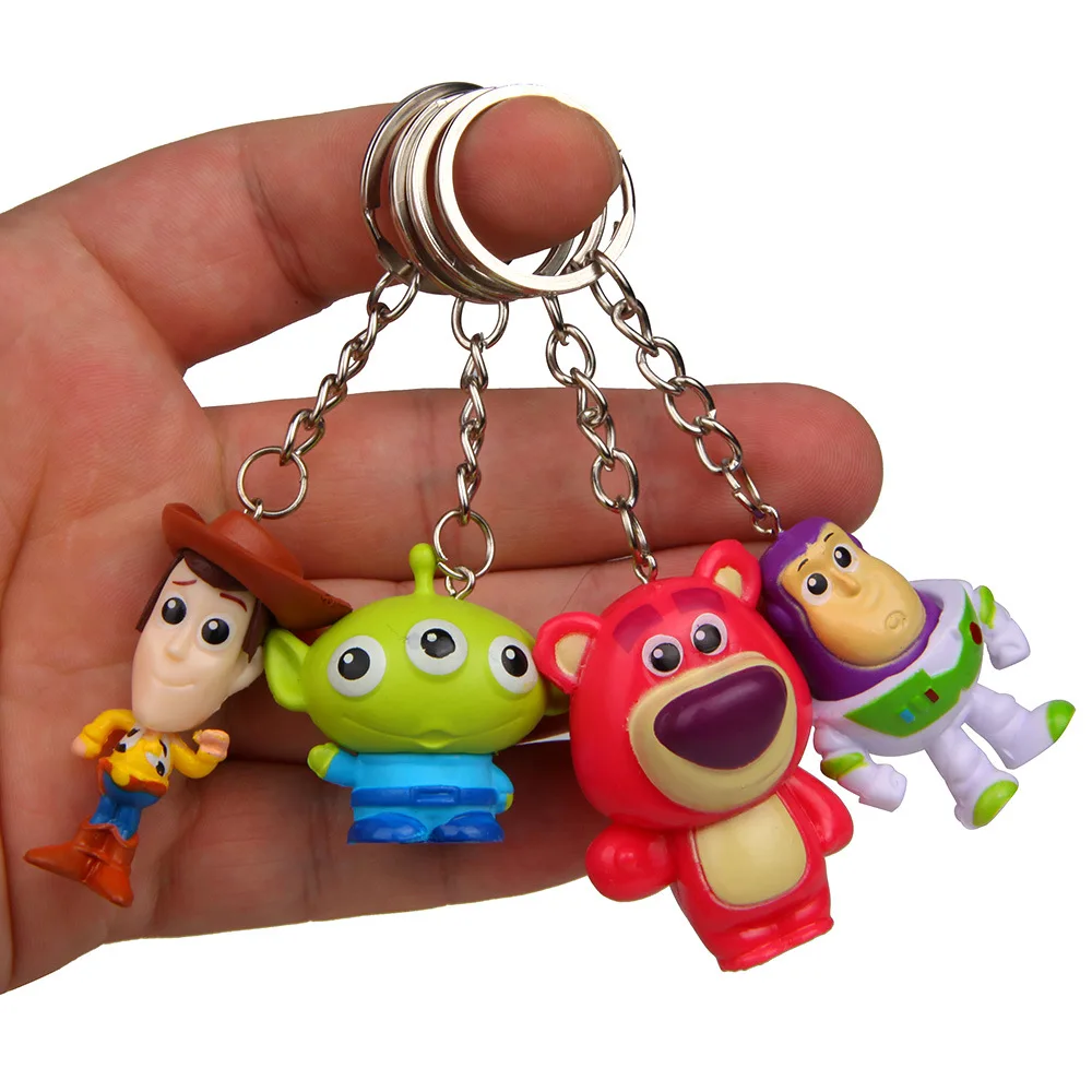 Милая игрушка из фильма Story 4 Woody Buzz Lightyear Bear ПВХ экшн брелок в виде фигуры Jessie Alien брелок игрушки для детей подарок на день рождения