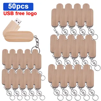 

50pcs/lot wooden USB 2.0 Free Custom Logo pendrive 4GB 8GB 16GB 32GB 64GB usb flash drives Pen Drive free shipping for Wedding