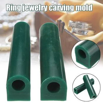 

Hot Ring Jewelry Wax Tube Mould Carving Mold Jewelry Making Tool Casting DIY Green Round Hole Tube D6