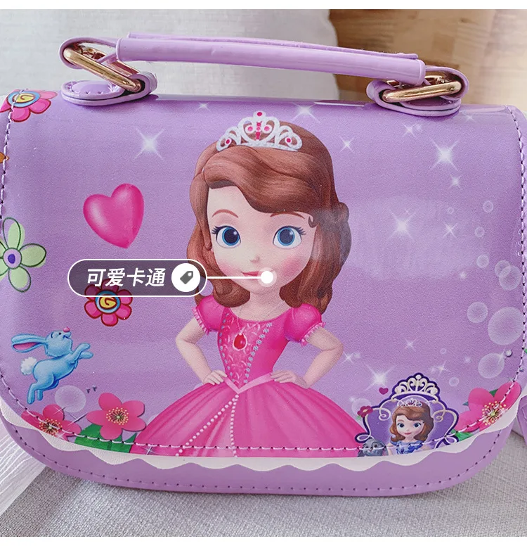 Disney princess сумка для камеры из искусственной кожи с изображением Минни Маус на ремне через плечо диагональная сумка для девочек сумка-мессенджер для девочек Сумочка с Микки Маусом