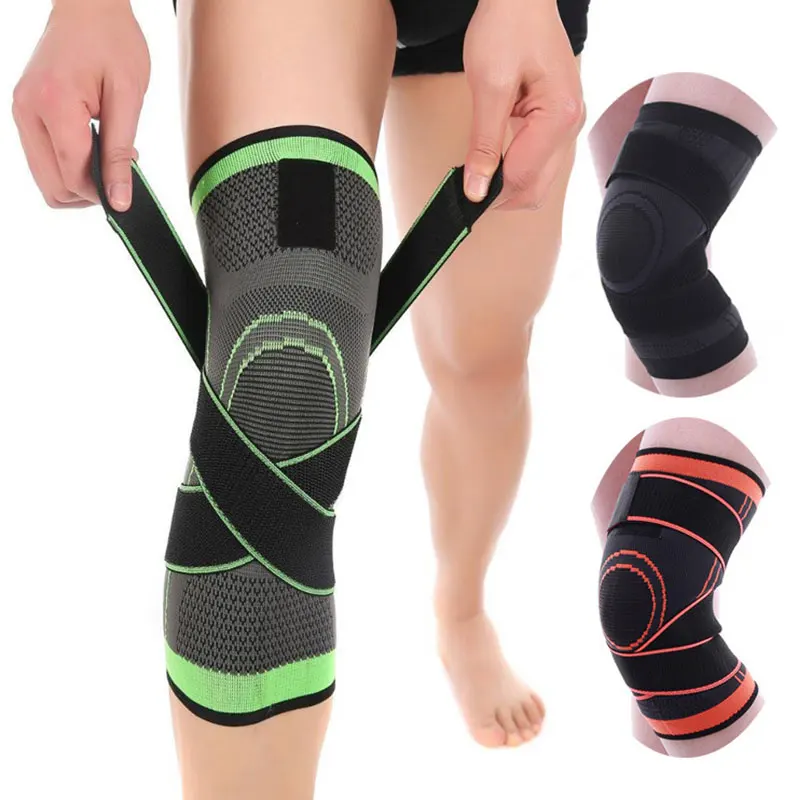 

Nylon Knee Brace 3 Color Compression Sleeve Basketball 27cm Fitness Anti-Collision Riding Durable Joint Pain Breathable