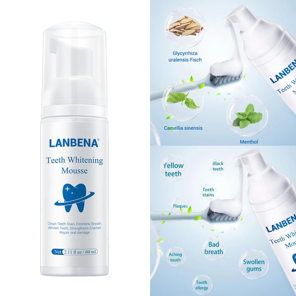 Teeth Whitening Essence Powder gel Oral Hygiene Cleaning Teeth Care Serum Removes Plaque Stains Tooth Bleaching