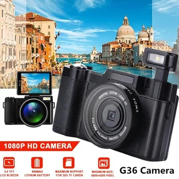 

Cewaal G36 3 Inches LCD 1080P 16M Pixel Shooting DV USB Camera Photography Digital Camcorder Small Recorder Video Vlog Camera