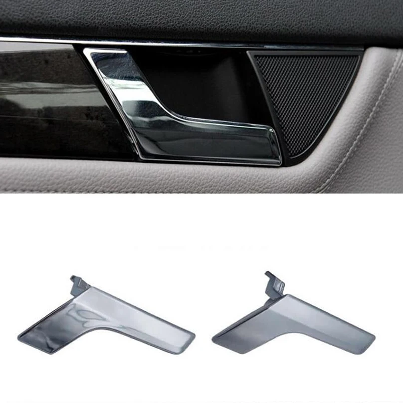 Car Inside Interior Door Handle Repair Buckle Kit for Mercedes Benz C GLK Class W204 X204 Electroplated / Matte Chrome | Автомобили и
