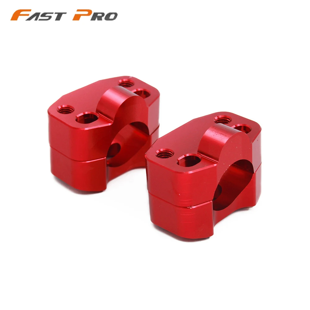 Universal Dirt Bike Handle Bar Tubes Handlebar Cross Bar with Pad Grips Set For For Honda CR125 CR250 CR500 CRF250R CRF450X JFG RACING 7//8 22mm Red Handlebars Bars