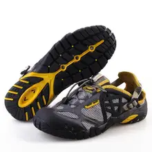 Мужская и женская уличная походная обувь унисекс; нескользящие быстросохнущие дышащие прогулочные сандалии для любителей походов; пляжная обувь aquo