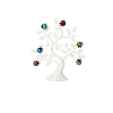 Мультяшное Счастливое дерево, настольное украшение, зажим для заметок, семейная фотография, божья коровка, магнитная наклейка на холодильник, принадлежности