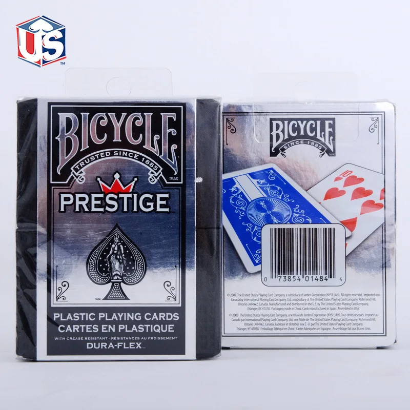Американский Велосипед Престиж пластиковые игральные карты Велосипед Престиж пластиковые одиночные номерные знаки - Цвет: Color