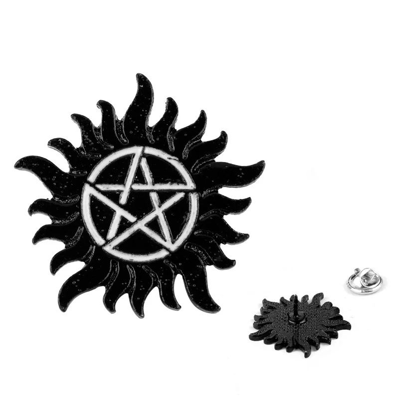 Металлические эмалевые значки и броши Supernatural TV series для женщин мужчин на лацкан