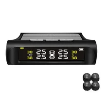 TPMS автомобильные 4 шт. беспроводные шины внешние датчики цифровой ЖК-дисплей Солнечная система контроля давления в шинах автомобильные универсальные аксессуары