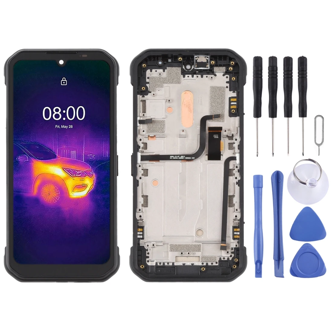 Display Lcd Originale Per Schermo Lcd Ulefone Armor 11T 5G E Digitalizzatore Full Assembly Armor 10 / 12 / Power Armor 13, 14 Pro