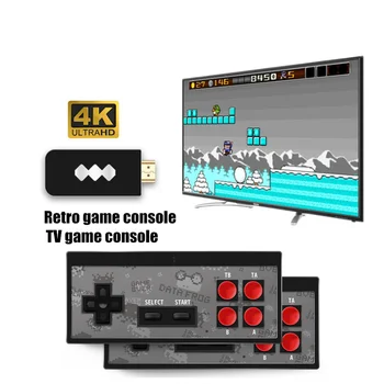 

Handheld Game Console 8-Bit 568/600 Classic Games Retro Video Game Console Support Dual Players AV/HDMI Connection Connect TV
