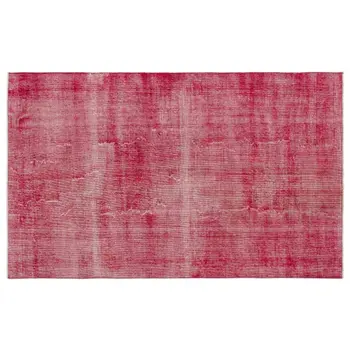 

Handmade Red Vintage Overdyed Turkish Area Rug 159x255 Cm-5'3''X8'4''