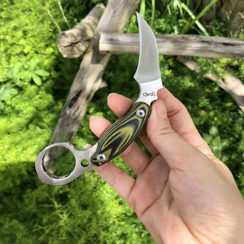 HS инструменты D2 Сталь karambit коготь скорпиона нож Открытый Кемпинг джунгли выживания фиксированным лезвием охотничьи ножи инструмент самозащиты