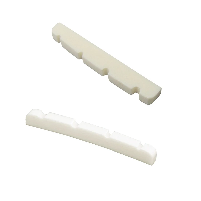 2X Dado Basso A Fondo Piatto Pre-Scanalato Per Parafango A 4 Corde Pb Jb Precision Bass 38X3.5X5/4.5Mm & 4.2X3.2X4.6/4/Mm