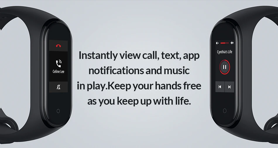 Xiaomi mi Band 4 умный браслет 3 цвета AMOLED экран mi band 4 Smartband фитнес-тренажер Bluetooth спортивный водонепроницаемый смарт-браслет