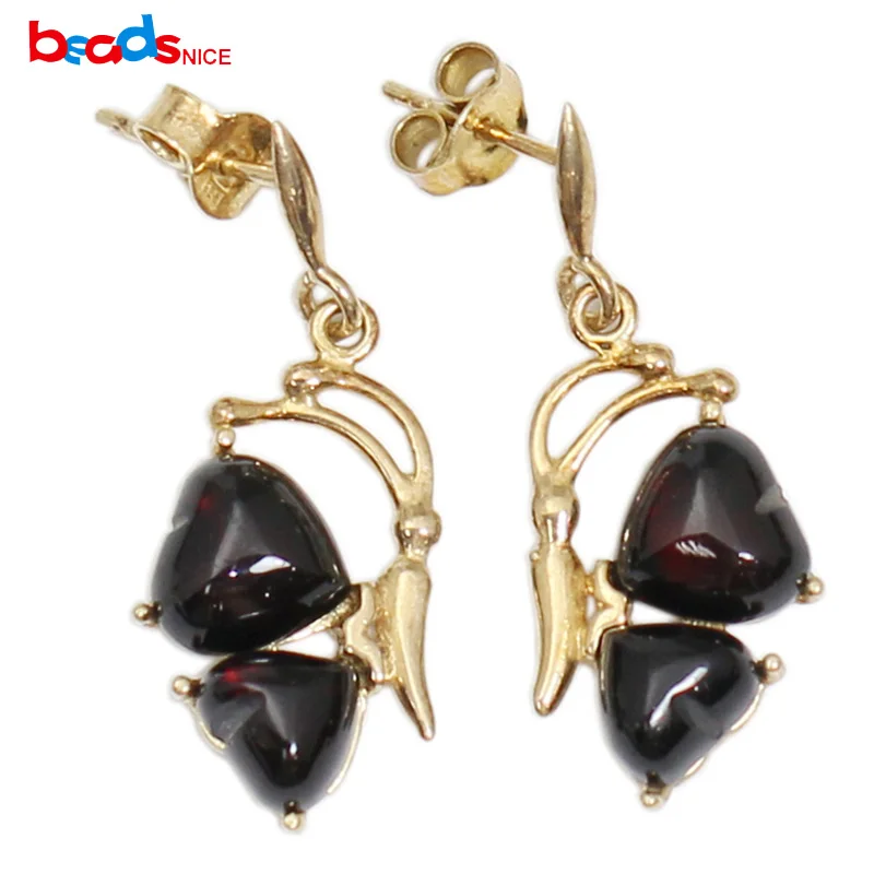 Beadsnice ID39759 позолоченные серьги-гвоздики подарок на день матери ювелирные изделия серьги для женщин