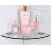 2pcs Glass Corner Shelf Triangle Convenient Useful Bathroom Shelf Wall Organizer Storage Rack for Toilet Bathroom Kitchen A30 1