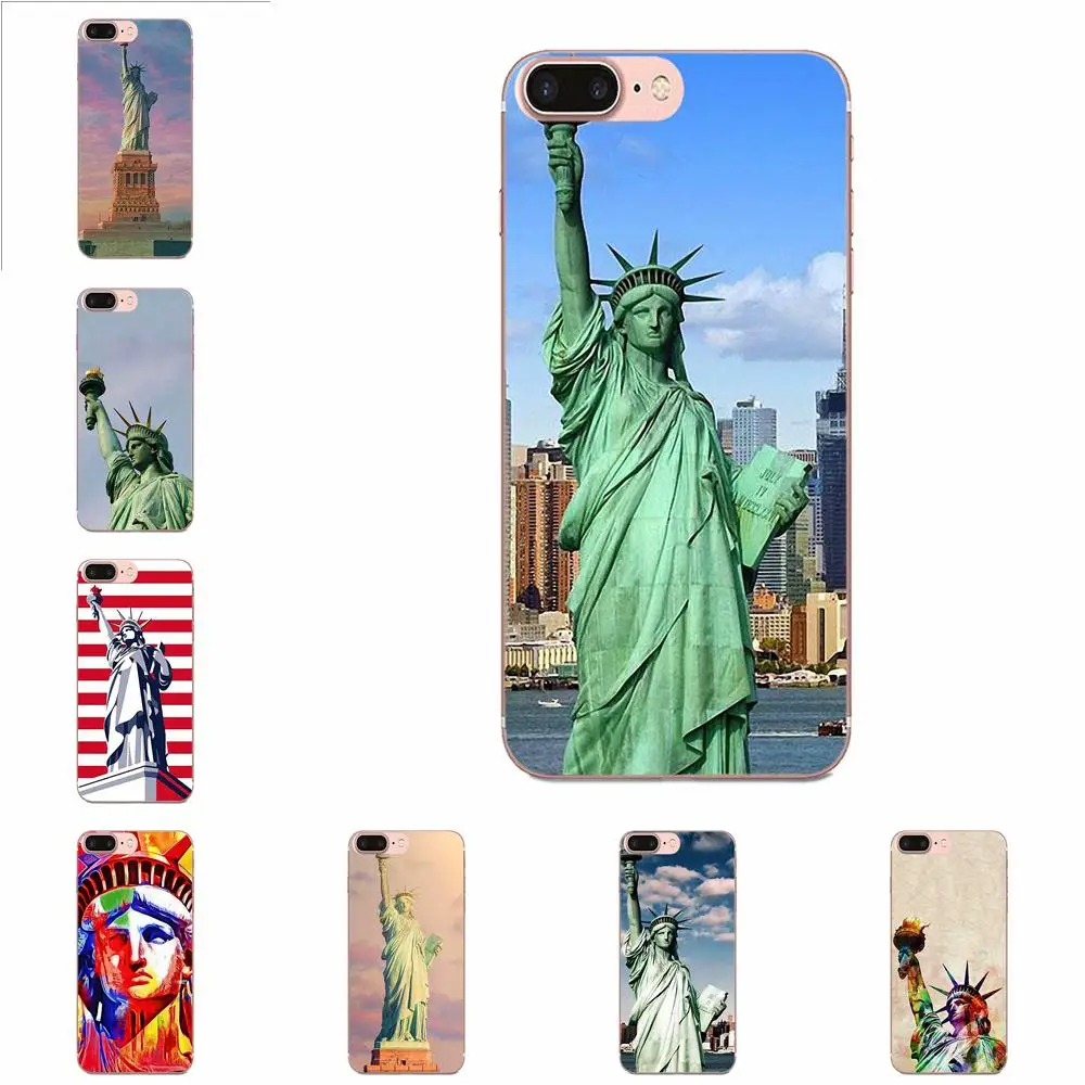 Usa America Statue Of Liberty Soft Fashion Case Cover For LG G7 ThinQ G5 G6 K50 Q60 K40 K8 Q7 2018 2017 V40 V30 V20 V10 | Мобильные