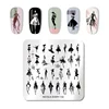 NICOLE DIARY Nail Art Stamp Plate Nail Stamping Template Flower Geometry Animals DIY Nail Designs  Image Print Stencil ► Photo 3/6