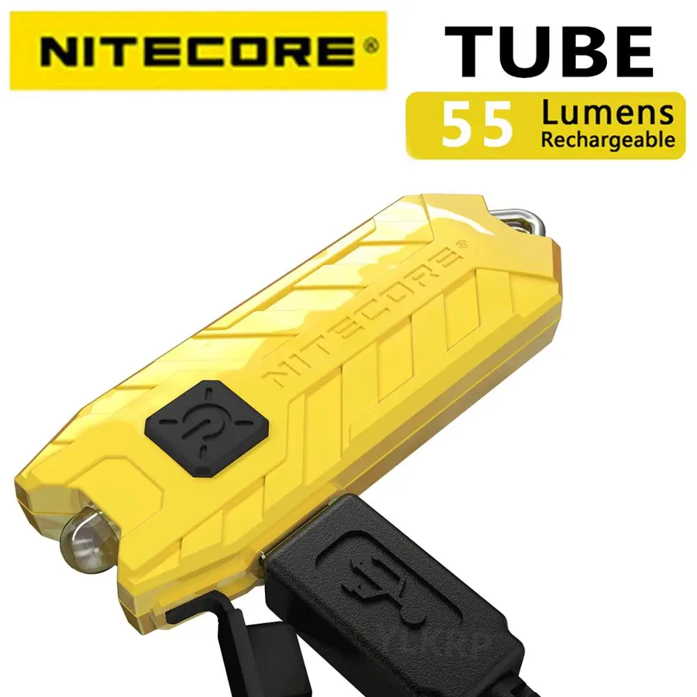 NITECORE портативный светильник микро USB Перезаряжаемый Карманный фонарик для