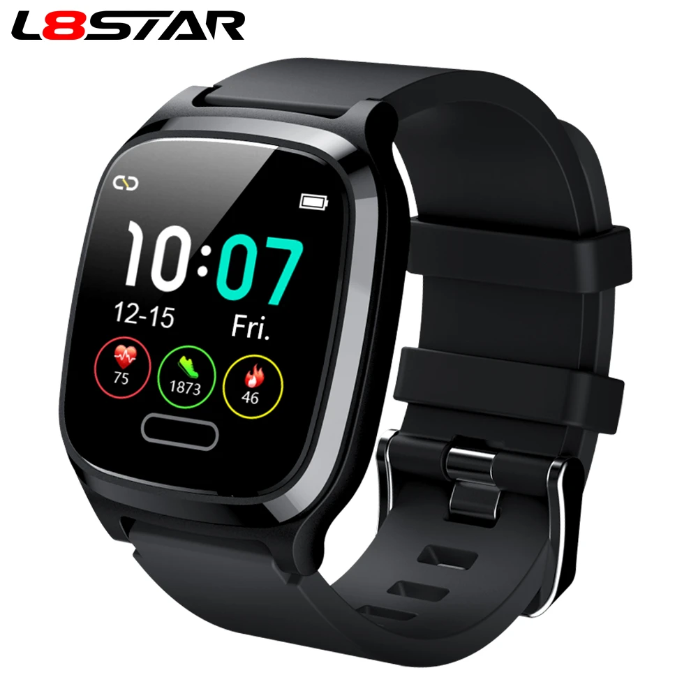 L8star R9 1 3 дюймов ips полностью умные часы с сенсорным экраном в реальном времени