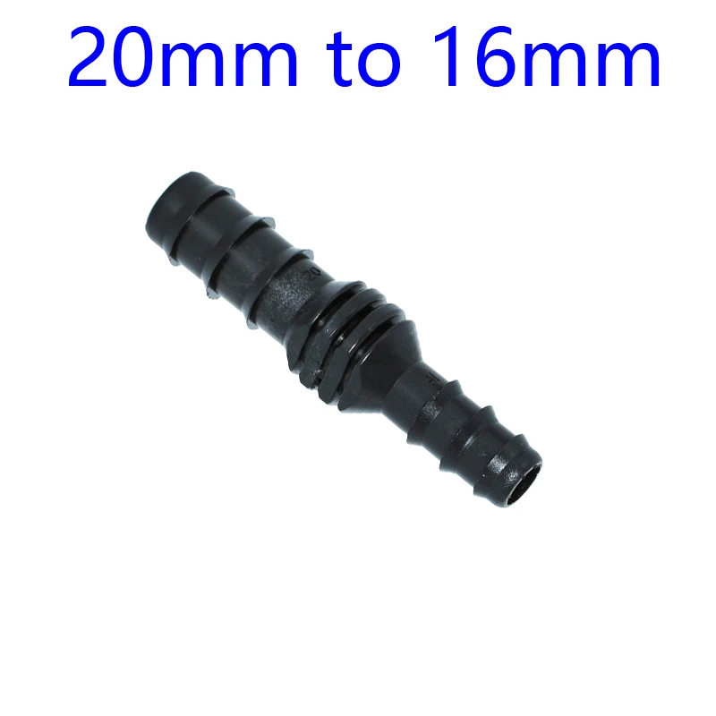 4 Connettori Riduttori Per Tubo Da Giardino In Plastica - Adattatori Da 25mm A 20mm A 16mm, Raccordo Dritto Per Impianti Di Irrigazione, Gomiti Per Tubi Acqua E Piante, Diametro 16-20-25mm