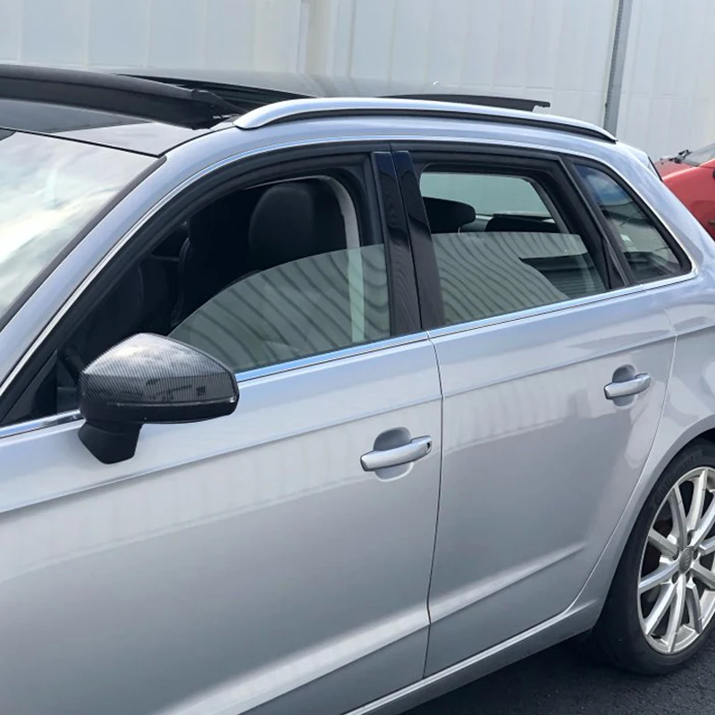 For Audi A3 8V 2012-2019 Car Accsessories 5 Doors Hatchback Sportback Silver Decorative Roof Rack Rails Luggage Carrier Bars | Автомобили