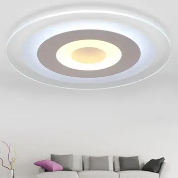 

WIFI Stepless Dimming Home Decor Led Ultrathin Night Bedroom Acrylic Round Ceiling Light Lamp Fashion Living Room Modern 200mm