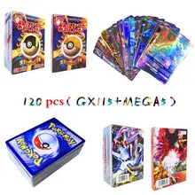 Новинка, 200 шт., 25, 70, 120 шт., Покемон, карты, GX, MEGA EX, Сияющие TAKARA TOMY, карты, игры, битва, карт, торговые карты, игра, детская игрушка
