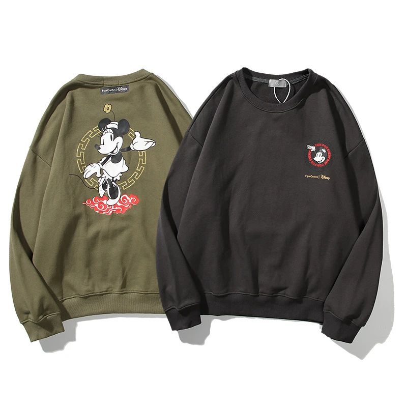Disney Cartoon Mickey Hoodies Men
