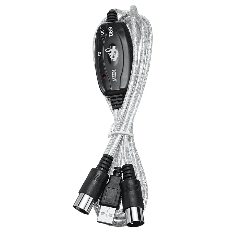 Mayitr 1.8m MIDI-USB ̺ ǰ USB -ƿ MIDI ̽ PC- Ű  ȯ ̺