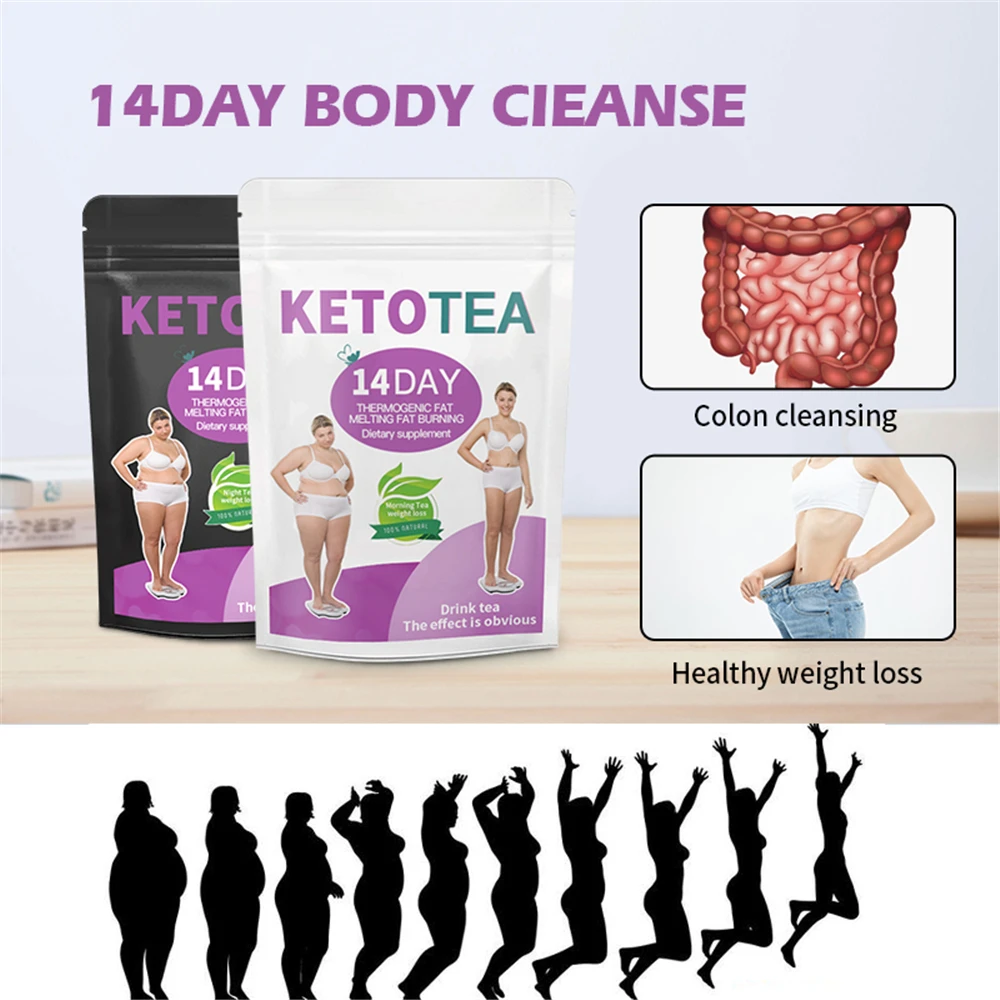 HFU 7/14/28 Day Keto Weight Loss Slimming Products Colon Cleanse Fat Burning Slim Detox Skinny Belly Reduce Weight Help Sleep