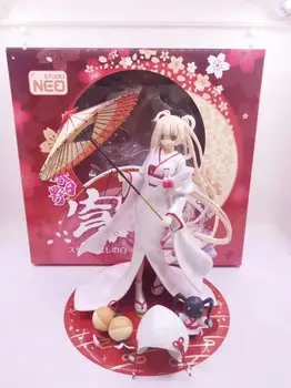 

Anime Skytube 23cm Yosuga no Sora Kasugano Sora White Kimono Bride Ver. With Umbrella Sexy Girl PVC Action Figure Model Toys New