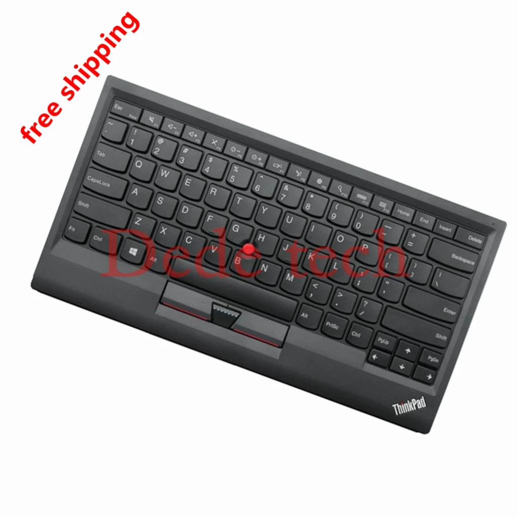 0B47189 для lenovo ThinkPad Compact Bluetooth Беспроводная Клавиатура США с USB зарядкой Trackpoint для планшетного ПК ноутбука - Цвет: Кофе
