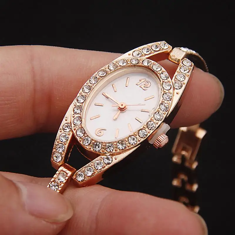 Женские наручные часы стразы Высококачественный Браслет элегантные модные