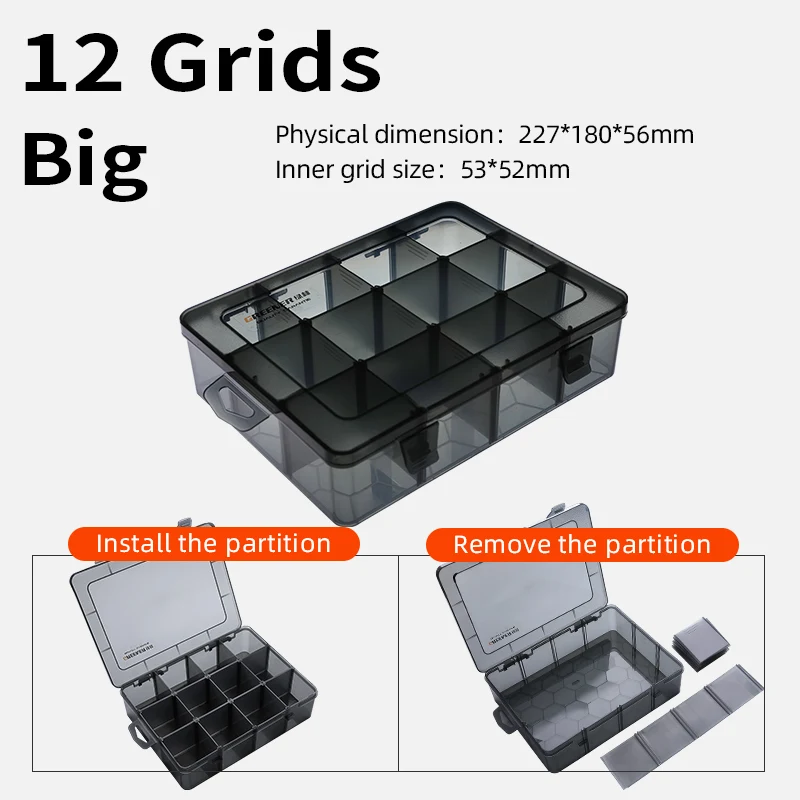 Greener Toolbox Organizer Tool Organizer Nail Organizers Parts Case Storage  Box Screw Nuts and Bolt Electronic Component Storage - AliExpress