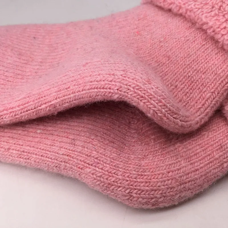 Осенне-зимние детские носки очень плотные махровые однотонные теплые Свободные Шерстяные носки для маленьких мальчиков и девочек, От 0 до 7 лет