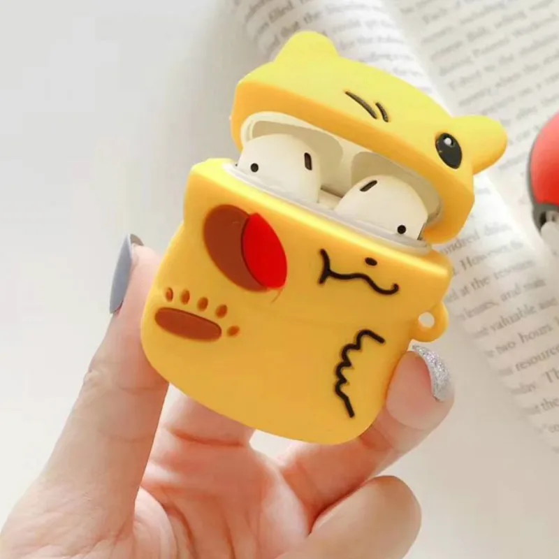 754 3D чехол для наушников для AirPods, чехол, мультяшный мягкий силиконовый милый чехол для Apple Air pods 2, чехол для Earpods, чехол, ремешок для наушников - Цвет: 754