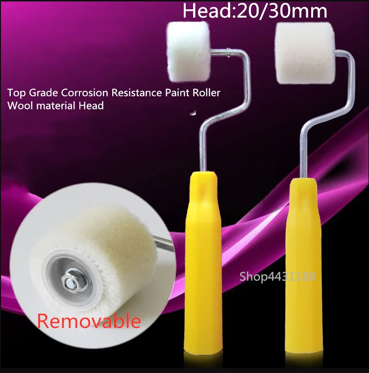 Roller-Sleeves Painting Decorating-Rollers Art-Sets 2pcs/Set Top-Grade Fine-Wool White