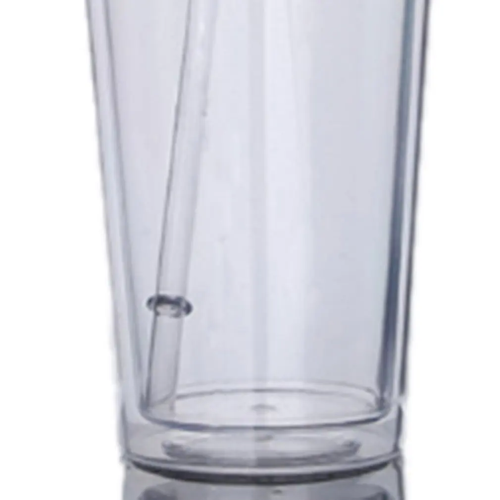 650 мл дорожная портативная чашка с соломинкой Спортивная из пластика для фруктов сока бутылка для воды герметичная чашка двухслойная пластиковая