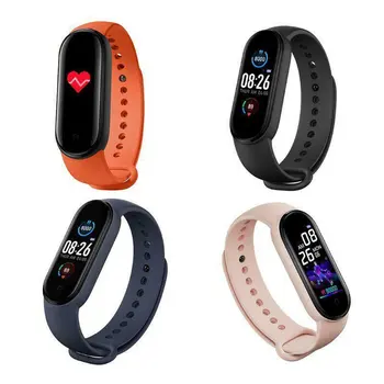 

M5 Smart Watch Men Women Heart Rate Monitor Blood Pressure Fitness Tracker Smartwatch Band 5 Sport Watch for IOS Android