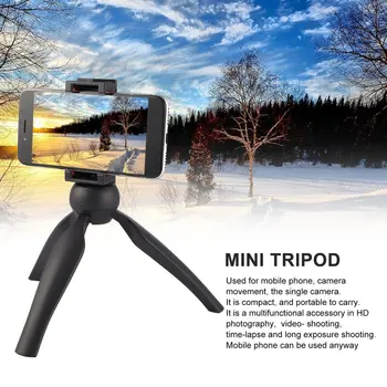 

Mobile Phone Live Holder Desktop Mini Tripod Selfie Stick Floor Stand Portable Anchor Video Small Angle Frame