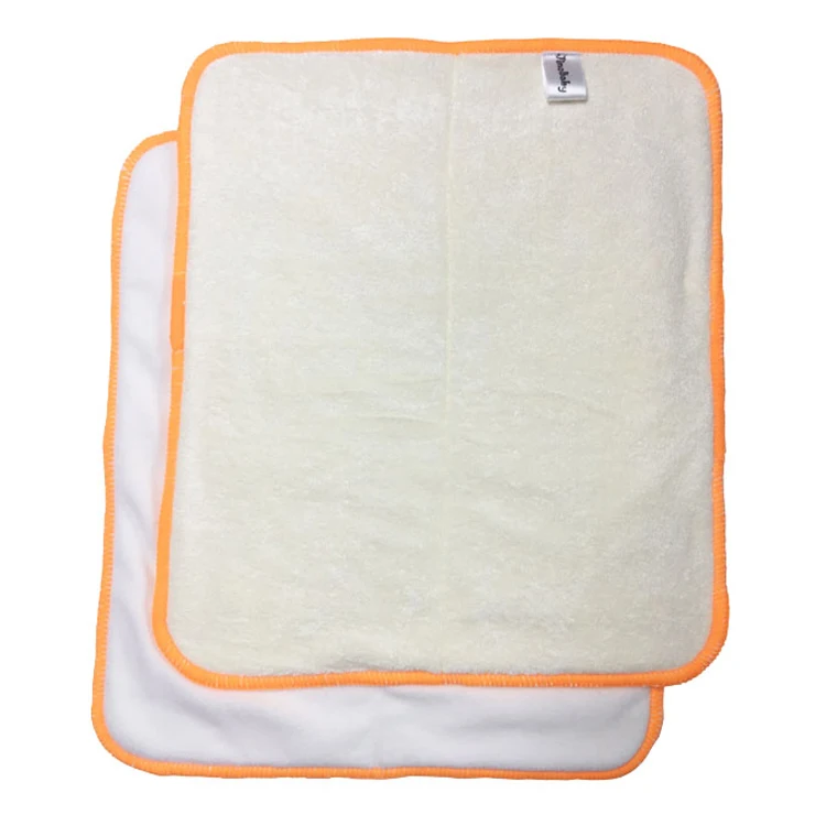

JinoBaby natural bamboo nappies cloth diapers baby stay dry fleece folded nappy