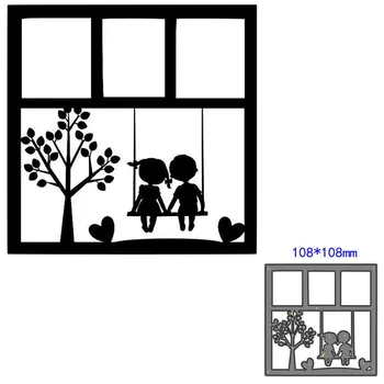 

metal cutting dies cut die mold boy and girl decoration Scrapbook paper craft knife mould blade punch stencils dies